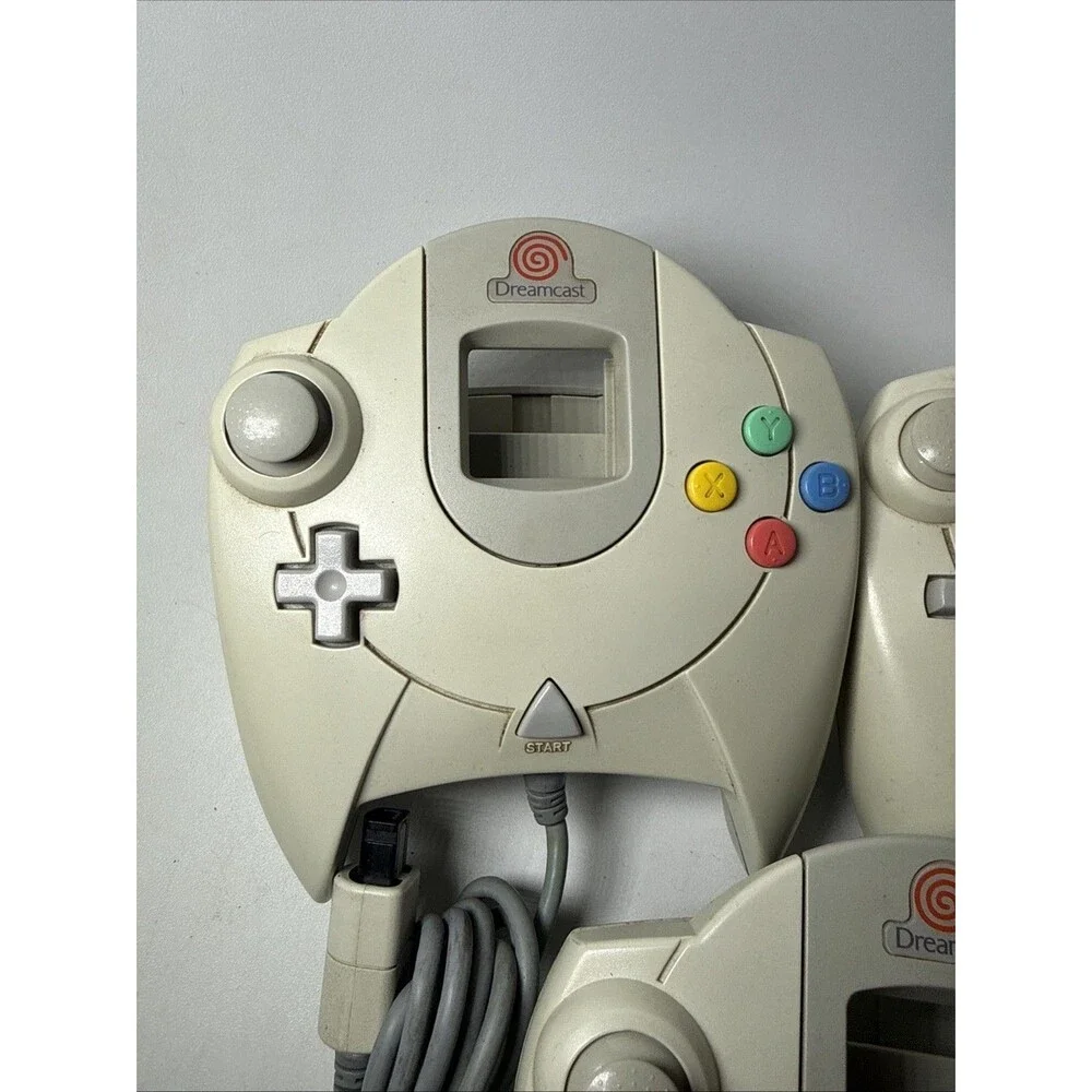 SEGA DREAMCAST CONTROLLER HKT-7700 - Lot Of 3 Authentic